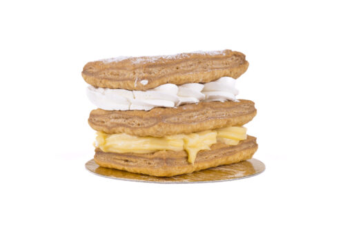 Amets Bakery - Milhojas nata y crema sin gluten